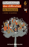 Dictionnaire des difficults du franais, 6e d. par Hanse