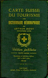 Carte suisse du tourisme avec Dictionnaire gographique. par Jacot