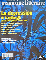 Le Magazine Littraire, n411 : La dpression de la mlancolie  la fatigue d'tre soi par Le magazine littraire