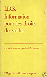La Lutte pour un syndicat de soldats (Petite collection Maspero) par Information pour les droits du soldat