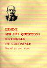 Sur les questions nationale et coloniale : Recueil de trois textes par Lnine