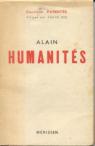 Humanits par Alain