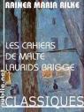 Les cahiers de Malte Laurids Brigge par Rilke