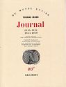 Journal 01 : (1918-1921) et (1933-1939) par Mann