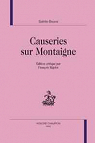 Causeries sur Montaigne par Sainte-Beuve