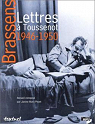 Brassens Lettres  Toussenot 1946-1950 par Marc-Pezet