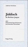 Jiddisch im Berliner Jargon par Nachama