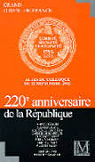 Actes du colloque 220e anniversaire de la Rpublique par Foussat