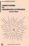 Après-guerre et sensibilités littéraires, 1919-1924 par Tonnet-Lacroix