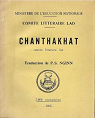 Chanthakhat : oeuvre littraire lao par Nginn