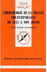 Chronologie de la France contemporaine de 1815  nos jours par Lelorrain