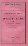 Correspondance indite de Honor de Balzac avec la duchesse de Castries 1831-1848. Orne d'un portrait et de 5 illustrations par Balzac