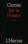 De la France par Cioran