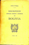 Descripcion geografica,histrica Y estadistica de Bolivia par Orbigny
