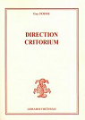 Direction Critorium par Foissy