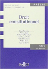 Droit constitutionnel et science politique par Chantebout