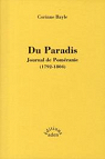 Du paradis : Journal de Pomranie (1792-1804) par Bayle