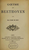 Goethe et Beethoven, par Henri Blaze de Bury par Blaze de Bury