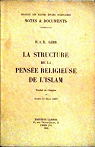 La structure de la pensée religieuse de l'Islam par Hamilton