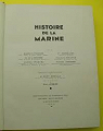 Histoire de la marine, tome 1 par Toudouze