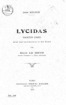 Lycidas, traduction lyrique, avec une introduction et des notes, par mile Le Brun par Milton
