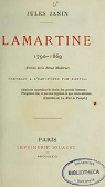 Jules Janin. Lamartine par Janin
