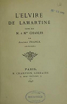 L'Elvire de Lamartine, notes sur M. et Me Charles, par Anatole France par France