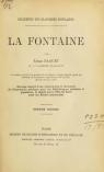Histoire de la Posie Franaise de la Renaissance au Romantisme, tome4.Jean De La Fontaine par Faguet