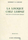 La logique chez Leibnitz par Knecht