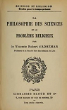 La philosophie des sciences et le problème religieux par Adhémar