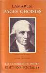 Lamarck : Pages choisies  par Monet de Lamarck