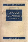L'poque romantique en France par Martino