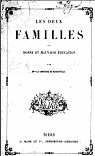 Les deux familles, ou Bonne et mauvaise ducation par Bassanville