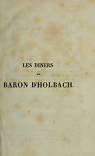 Les Dîners du baron d'Holbach par Genlis