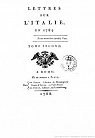 Lettres sur l'Italie en 1785 T. 2 par Mercier Dupaty