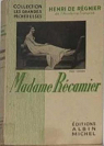 Madame Rcamier par Rgnier