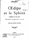 Oedipe et le sphinx : Tragdie en 3 actes par Pladan