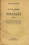 Oeuvres choisies de berkeley - tome ii par Berkeley