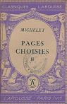 Pages Choisies  par Michelet
