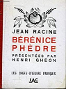 Phèdre - Bérénice par Racine