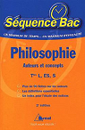 Philosophie auteurs et concepts Tle L, ES, S par Lemoine