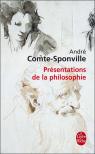 Prsentations de la philosophie par Comte-Sponville