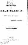 RECHERCHES DE SCIENCES RELIGIEUSES, 1966. par Recherches de science religieuse