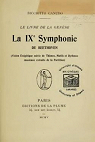 Le Livre de la Gense, La IXe Symphonie de Beethoven  par Canudo