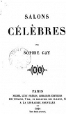 Salons clbres par Gay