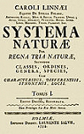 Systema Naturae, tome 1 : 1766 1768 par von Linn