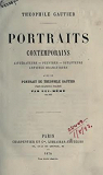 Portraits contemporains : Littrateurs, peintres, sculpteurs, artistes dramatiques par Gautier