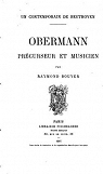 Un Contemporain de Beethoven Obermann prcurseur et musicien, par Raymond Bouyer par Bouyer