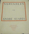 Variables par Suarès