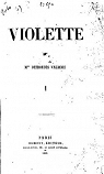 Violette par Desbordes-Valmore